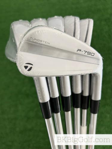 NEW Taylormade P790 23 Forged Iron Set 5-P / KBS Prototype 90 Stiff +1