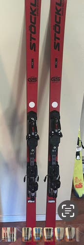 2024 Stockli LASER GS FIS 188 cm Racing Skis With Bindings Max Din 16 (Used) - last pair
