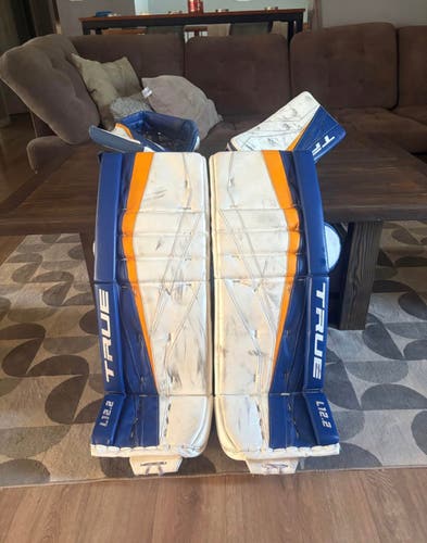 34" True L12.2 Goalie Leg Pads