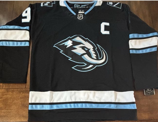 Utah Mammoth Clayton Keller #9 Black Home Jersey Adult Large (52)