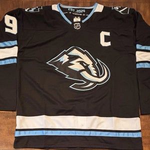 Utah Mammoth Clayton Keller #9 Black Home Jersey Adult XL (54)