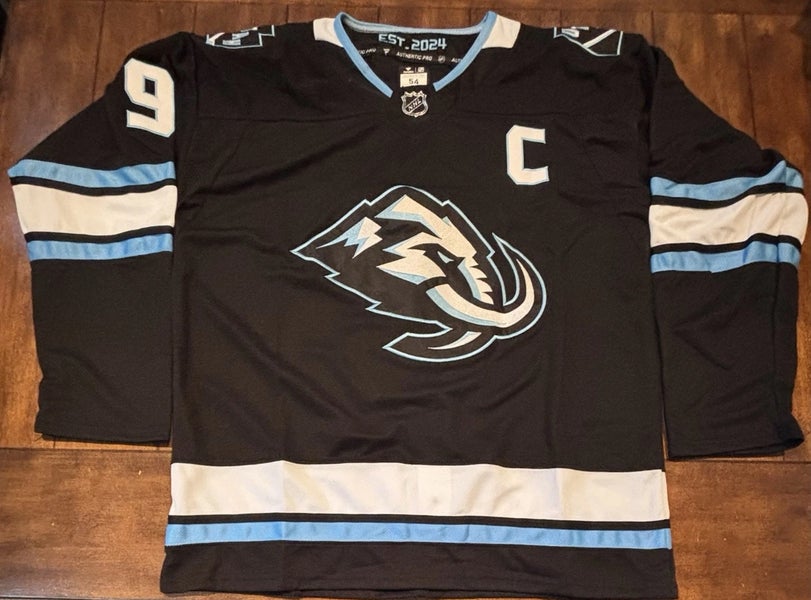 Utah Mammoth Clayton Keller #9 Black Home Jersey Adult XL (54)
