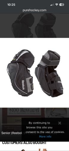 Senior Small Reebok 9K Elbow Pads (Used)
