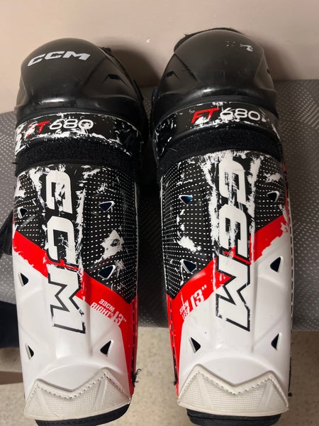 Junior CCM Jetspeed FT680 13" Shin Pads (Used)