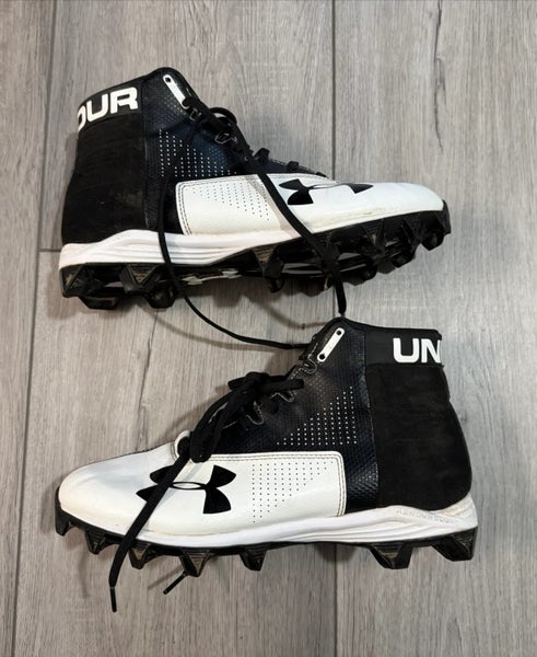 Men's Size M 7.5 (W 8.5) Under Armour Renagade Mid Top Molded Cleats (Used)