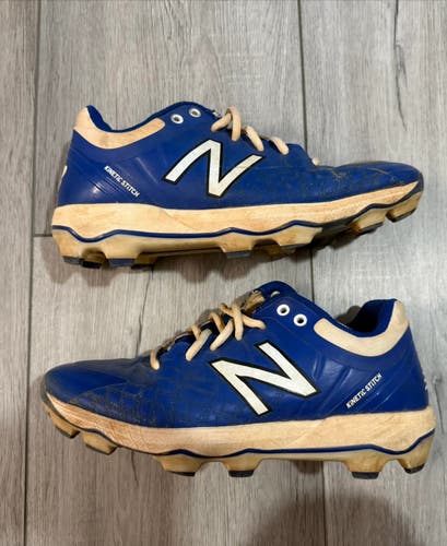 Blue Men's Size M 8.0 (W 9.0) Adult New Balance 4040 Low Top Molded Cleats (Used)