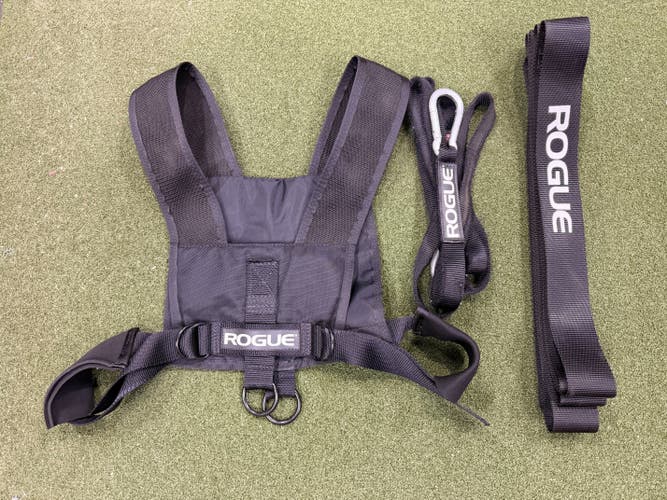 Rogue Sled Harness with 9' Nylon Pull Strap with two 2,000 lb connectors and 16' Shoulder Pull Strap
