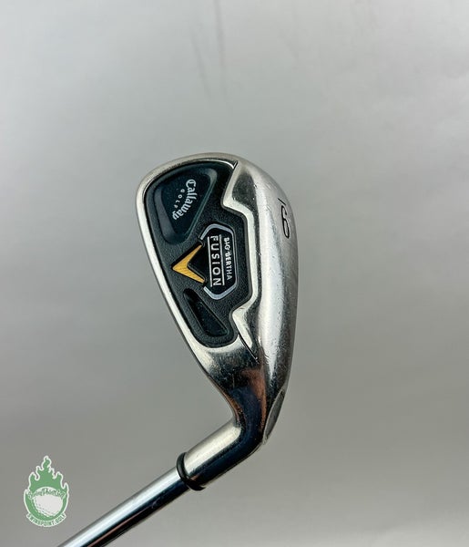 Used Right Handed Callaway Big Bertha Fusion 9 Iron Uniflex Steel Golf Club