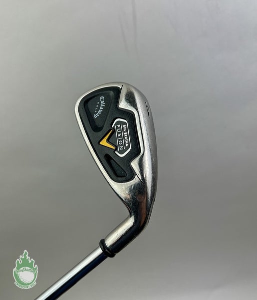 Used Right Handed Callaway Big Bertha Fusion 4 Iron Uniflex Steel Golf Club