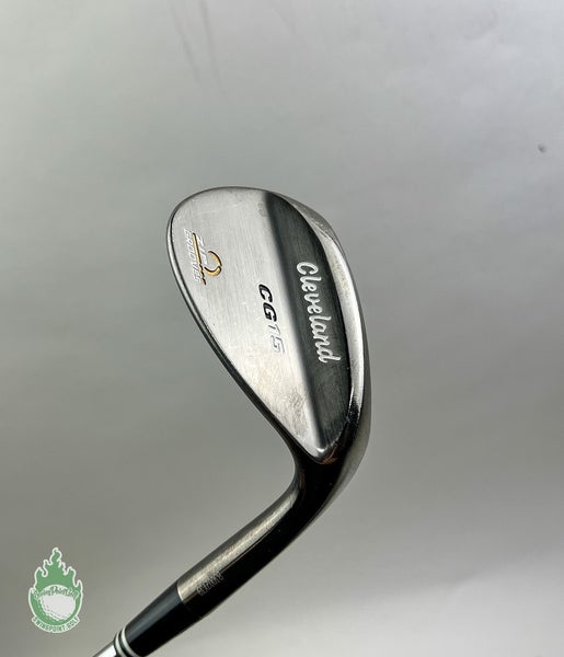 Used Cleveland CG15 Zip Grooves Black Pearl Wedge 56*-14 Wedge Steel Golf Club