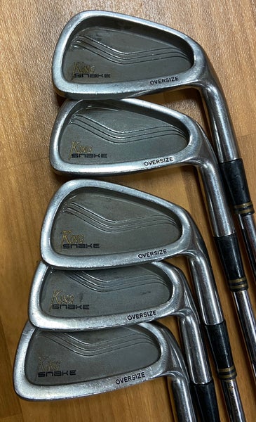 Cobra King Snake Oversize RH Iron Set Flex-R  5 Pieces Steel Shaft ( # 3,4,5,7,8)