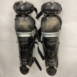 Used Easton JEN SCHRO FUNDAMENTAL Catchers Leg Guards Black Junior 11851-S000040142