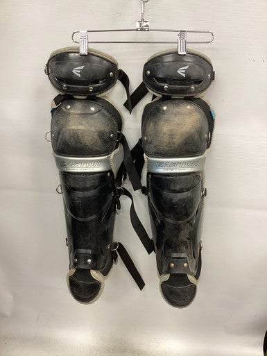 Used Easton JEN SCHRO FUNDAMENTAL Catchers Leg Guards Black Junior 11851-S000040142