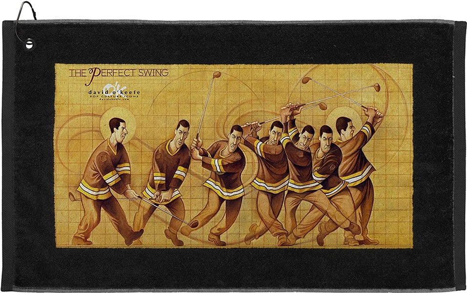 NEW Devant The Perfect Swing Happy Gilmore Golf Towel