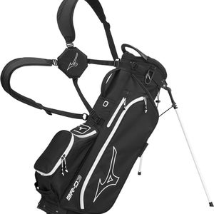 NEW Mizuno BR-D3 Black/White Golf Stand/Carry Bag
