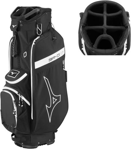 NEW Mizuno BR-D3C Black/White Golf Cart Bag