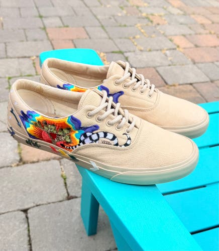 Mens Vans Era Desert Safari Embellish Skateboard Sneakers US Size 11.5 Very Rare