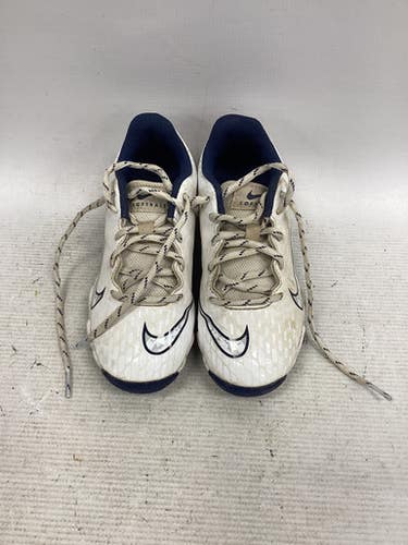 Used Nike DIAMOND CLEATS BB/SB Cleats White Junior 01 11851-S000040116