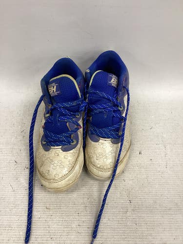Used Under Armour BRYCE HARPER BB/SB Cleats Royal Blue And White Junior 01.5 11851-S000040115