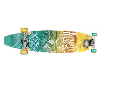 Used Kryptonics Longboard Yellow Long 10743-C000468858