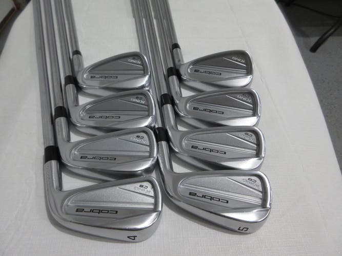 Cobra King Forged CB Iron Set - 4-PW, GW - Extra Stiff X Flex Steel +0.5" Long