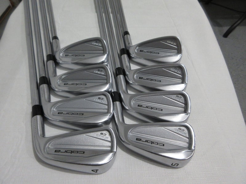 Cobra King Forged CB Iron Set - 4-PW, GW - Extra Stiff X Flex Steel +0.5" Long