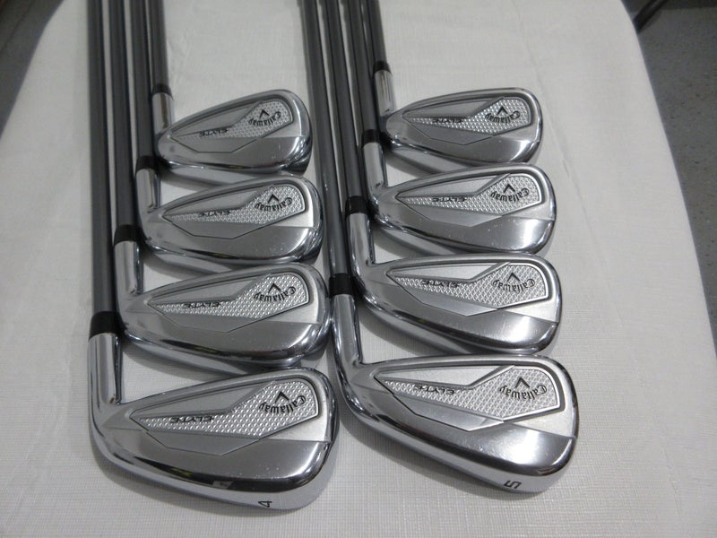 Callaway Elyte Iron Set - 4-PW, AW - Denali 65 5.5 Regular Flex Graphite