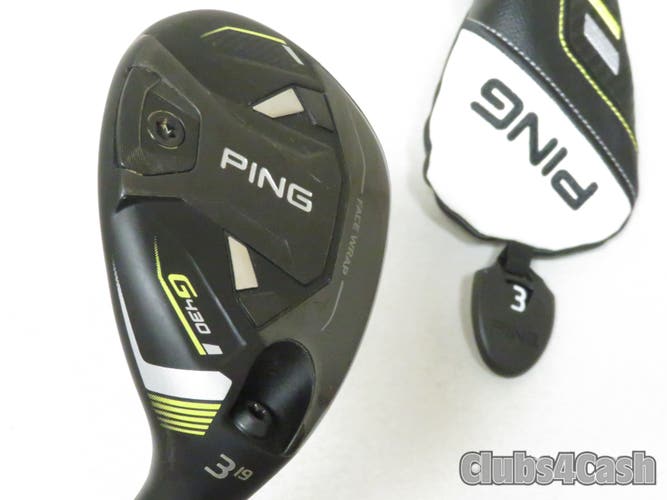 PING G430 Hybrid 19°  3H Mitsubishi Tensei CK Blue 80 Stiff Flex +Cover  NICE