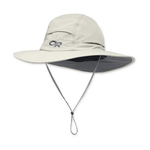 Outdoor Research Sunbriolet Unisex Large Beige Stretch Mesh-Lined Sun Hat TLW531