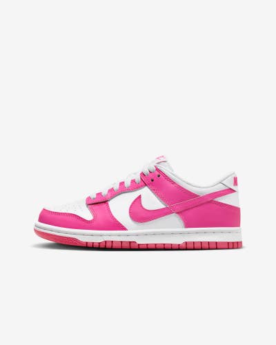 Nike Dunk Low FB9109-102 Sneaker Unisex Kids White Pink Lifestyle Shoes FL4140