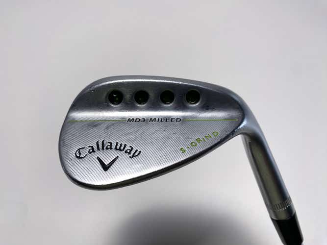 Callaway MD3 Milled Chrome S-Grind Gap Wedge GW 52* 10 DG Wedge Steel Mens RH