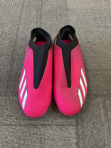 Used Adidas SPEEDPORTAL.3 Soccer Cleats Pink Youth 13.0 11614-S000225199