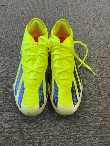 Used Adidas CRAZYFAST Soccer Cleats Yellow Junior 04.5 11614-S000225194