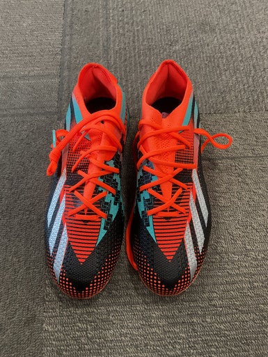 Used Adidas MESSI Soccer Cleats Black And Orange Junior 05 11614-S000225191