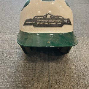 Used Easton NATURAL Batting Helmet No Mask Green And White L/XL 11614-S000225145