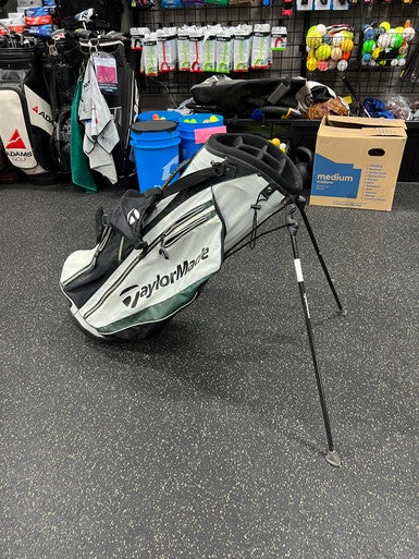 Used Taylormade STAND BAG Mens Stand Bag White 11337-S000473822