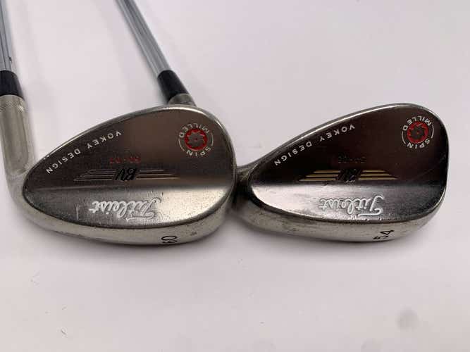 Titleist Vokey Spin Milled Chrome 2009 Wedge Set 54* 8 | 60* 7 Wedge Mens RH