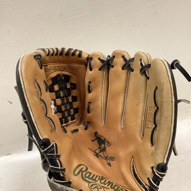 Used Rawlings PP80 BB/SB Glove RH Throw Black And Tan 10 1/2" 11725-S000494229