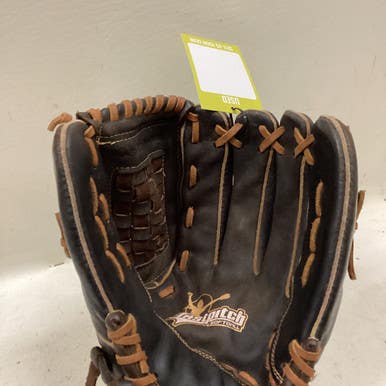 Used Rawlings FP120 RH Throw Fastpitch Gloves Chocolate And Almond 12" 11725-S000494228
