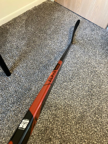 Intermediate Warrior Alpha Stinger SMU Hockey Stick Left Hand W28 55 Flex (New)