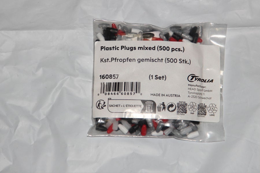 NEW TYROLIA  Plastic Hole Plugs mixed (500 pcs.)