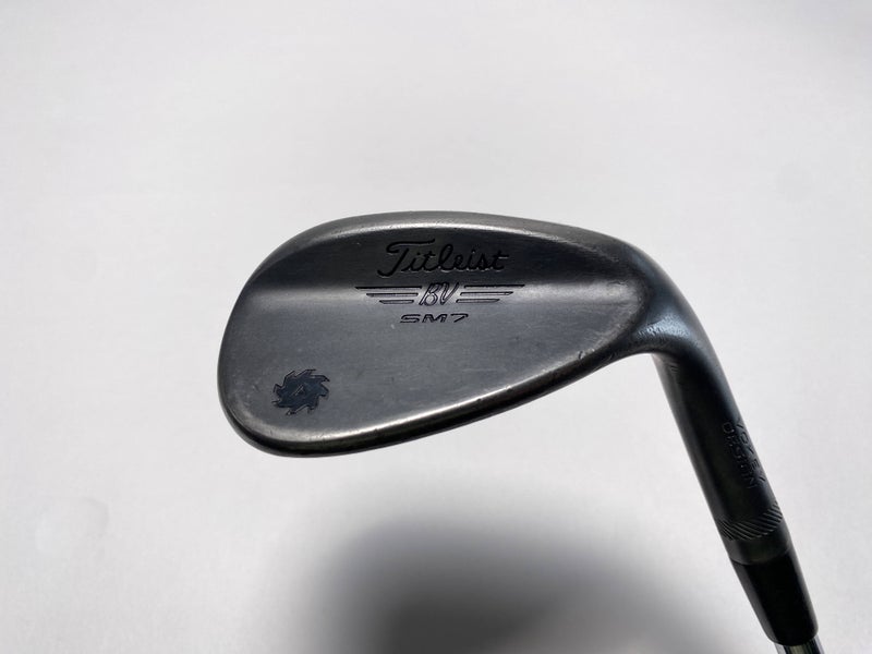 Titleist Vokey SM7 Jet Black Sand Wedge SW 56* 10 Bounce S-Grind Wedge Mens RH