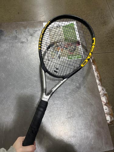 Used Head TITANIUM Adult Tennis Racquet Black 4" 11605-S000210063