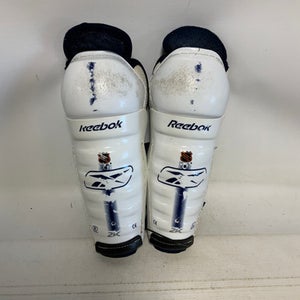 Used Reebok 2K Youth Shin Guards White 9" 11823-S000035874