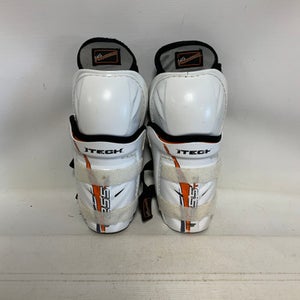Used Itech 255TL Youth Shin Guards White 8 1/2" 11823-S000035865