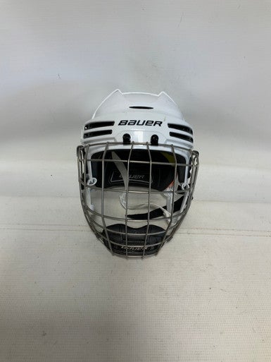 Used Bauer REAKT 75 EXPIRED Helmet Cage Combo White MD 11823-S000035864