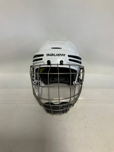 Used Bauer REAKT 75 EXPIRED Helmet Cage Combo White MD 11823-S000035863