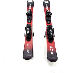 Used Elan FORMULA ACE 90CM Boys DH Ski/Binding Red 90 cm 11860-S000300891