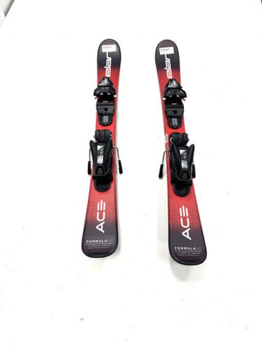 Used Elan FORMULA ACE 90CM Boys DH Ski/Binding Red 90 cm 11860-S000300891
