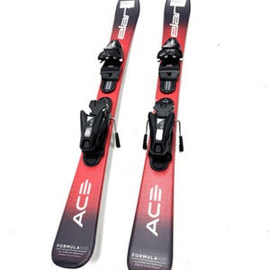 Used Elan FORMULA ACE 100CM Boys DH Ski/Binding Red 100 cm 11860-S000300890